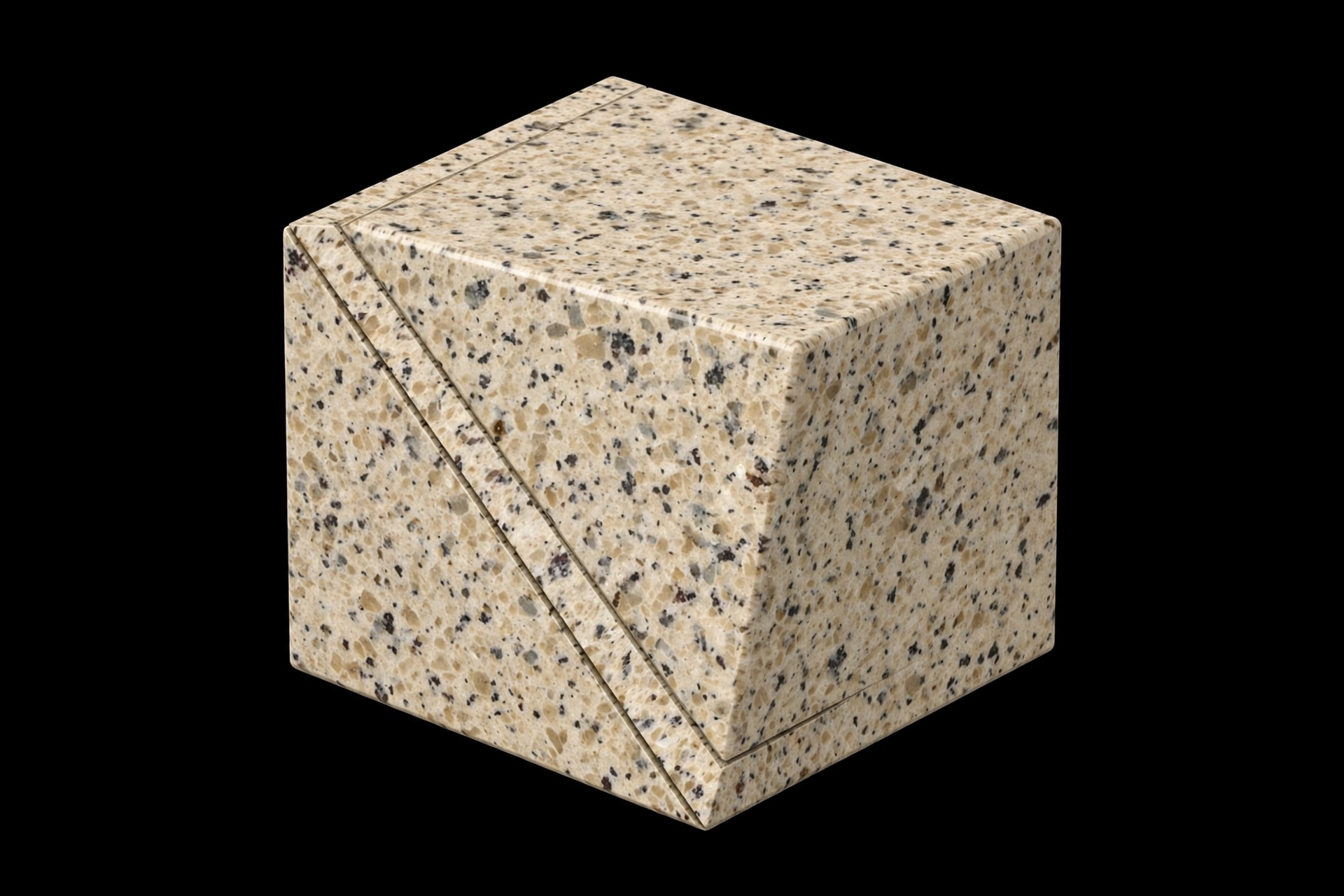 Mitered Edge 3D view