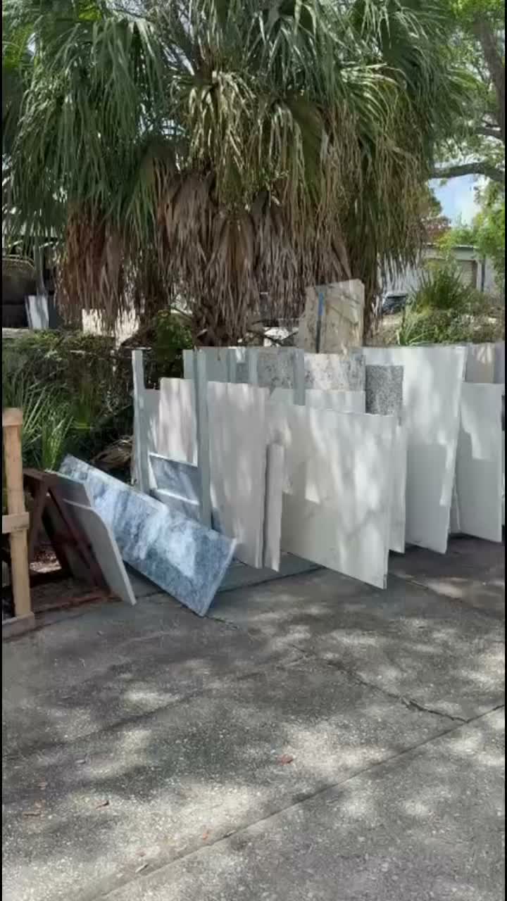 PRO-TIP FOR HOME RE-MODELERS: Stop paying for full stone slabs if...