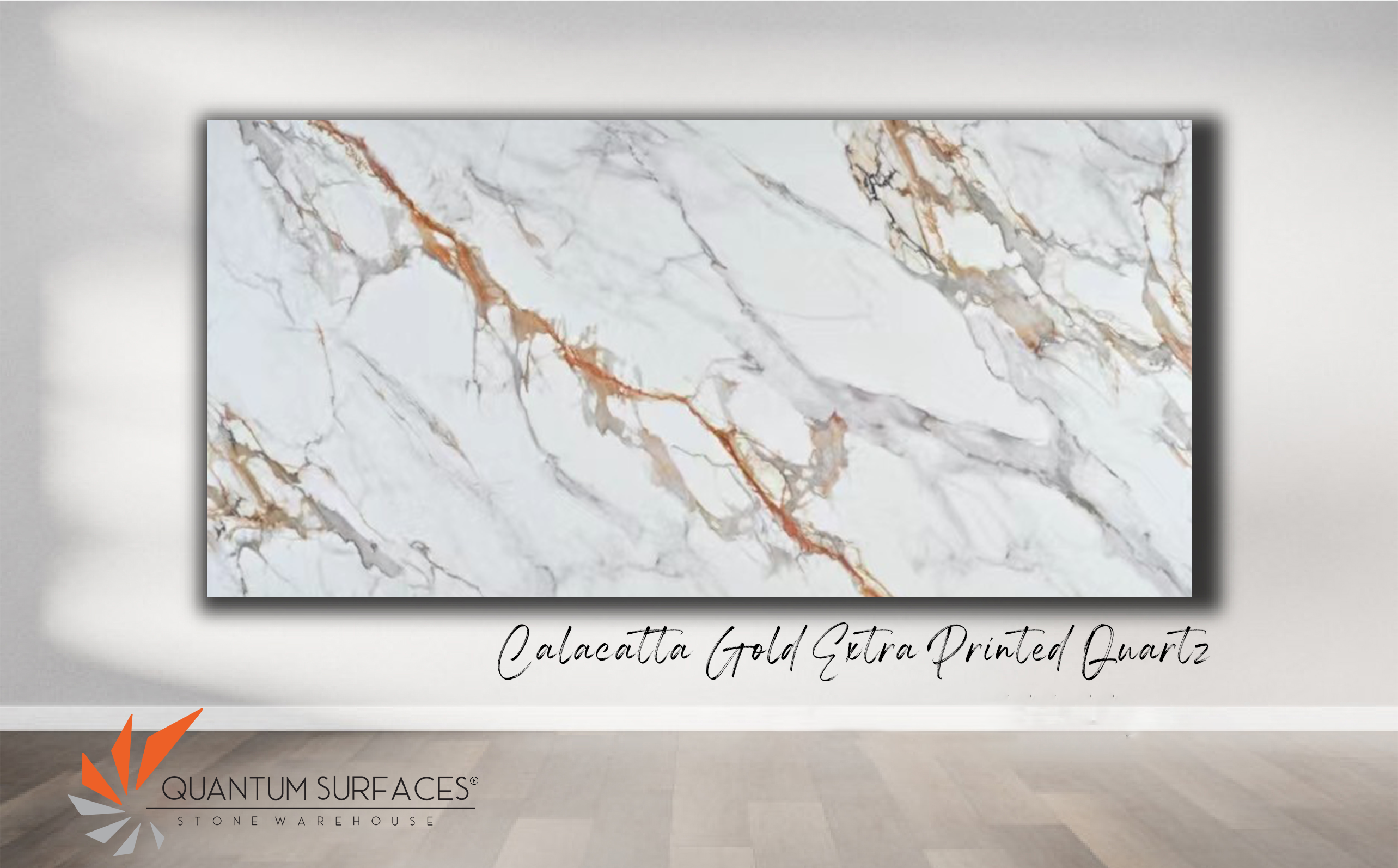 Calacatta Gold Extra Printed Quartz