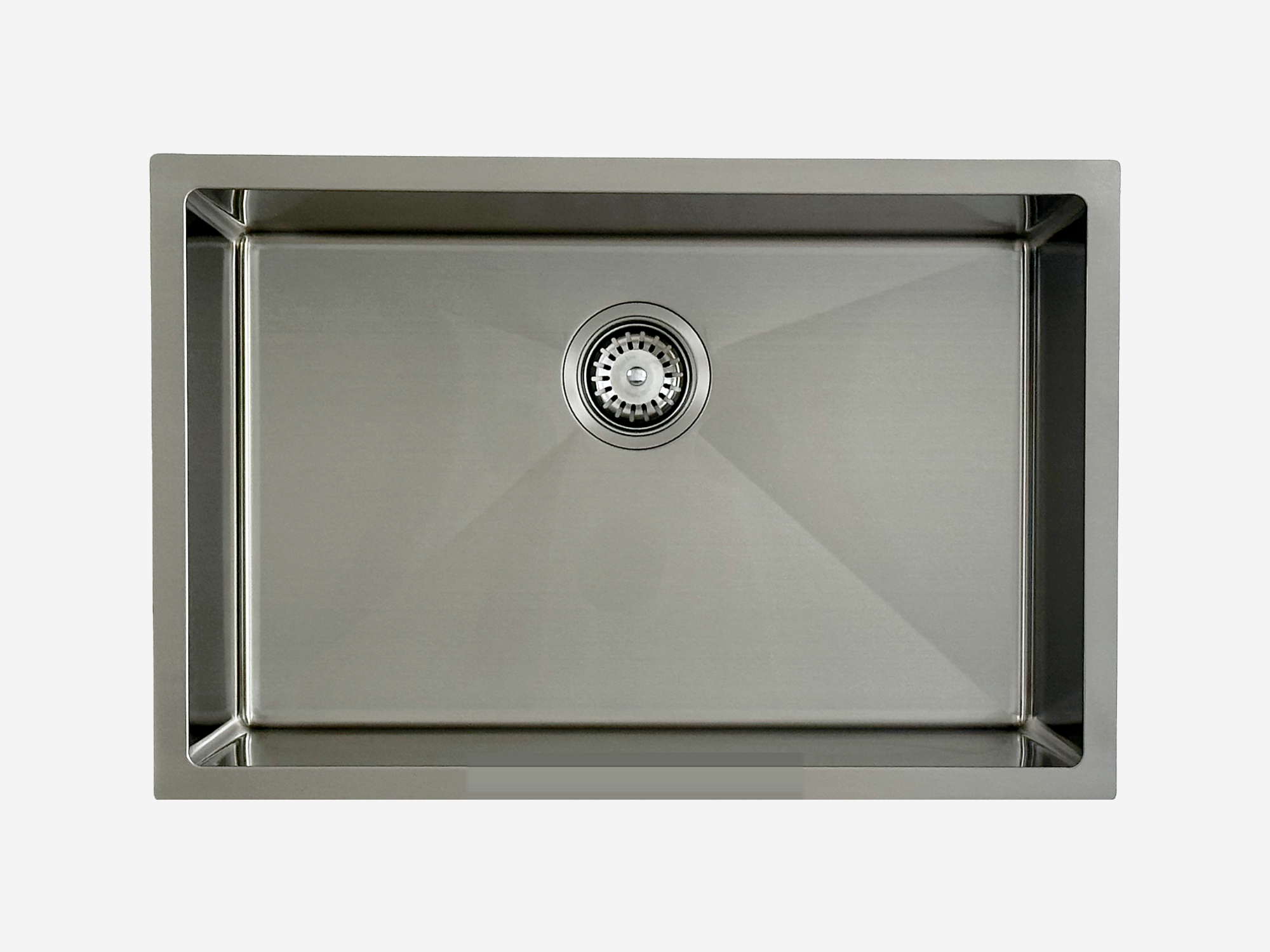 27" x 18" Undermount Single Bowl, 10mm Radius, 18-Gauge Stainless Steel Sink