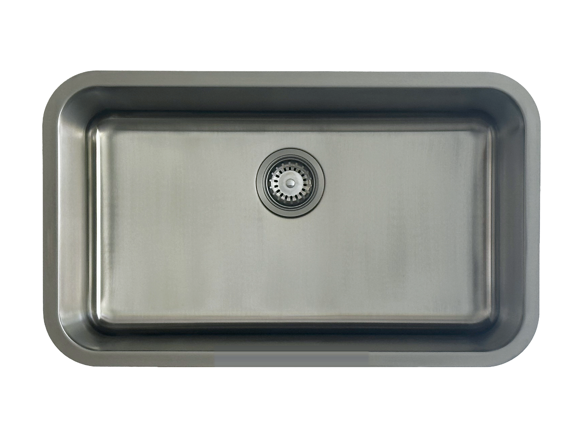 30" x 18" Undermount Single Bowl, 18-Gauge Stainless Steel Sink