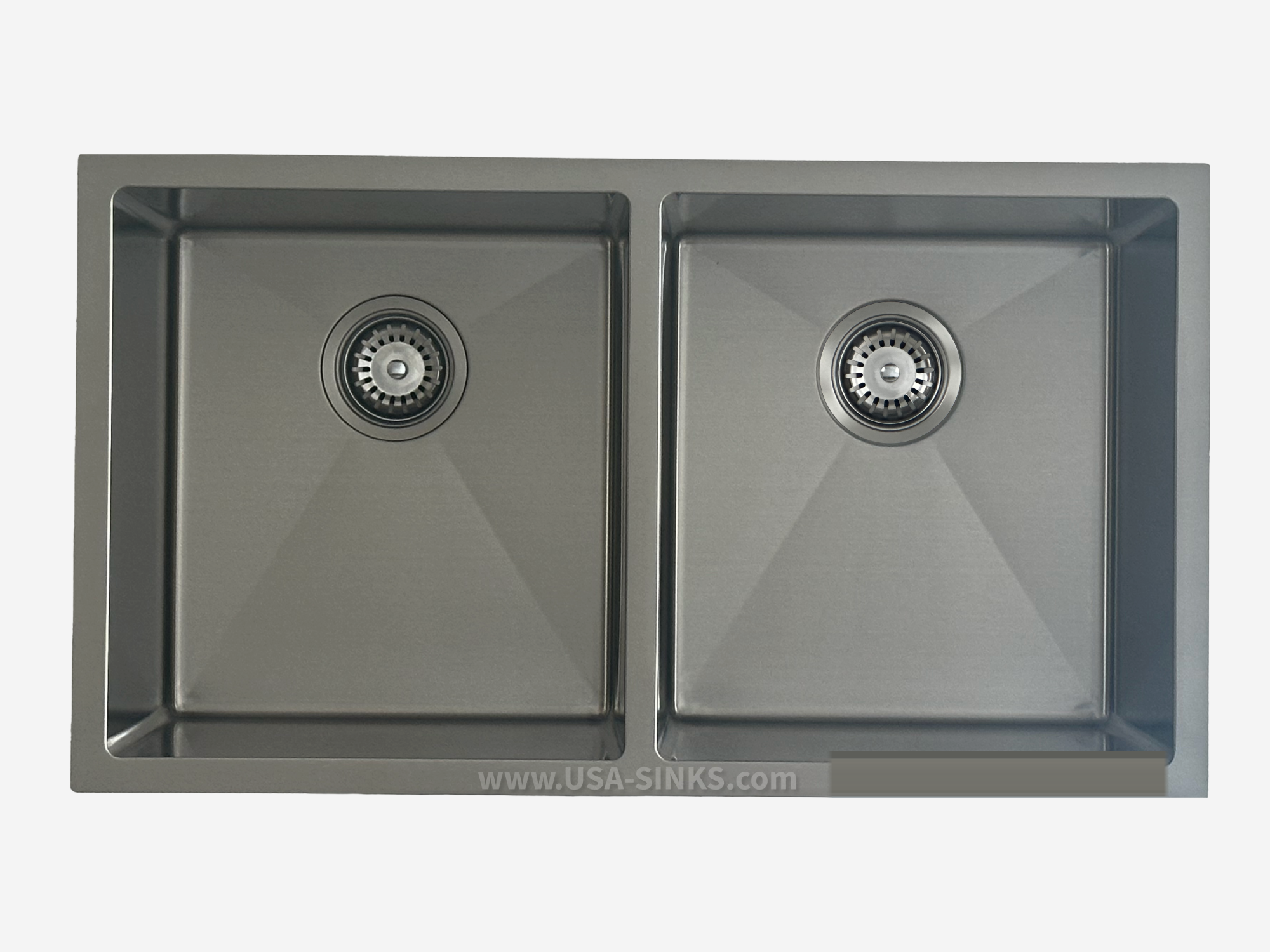 31" x 18" Undermount Double Bowl, 10mm Radius, 16-Gauge Stainless Steel Sink