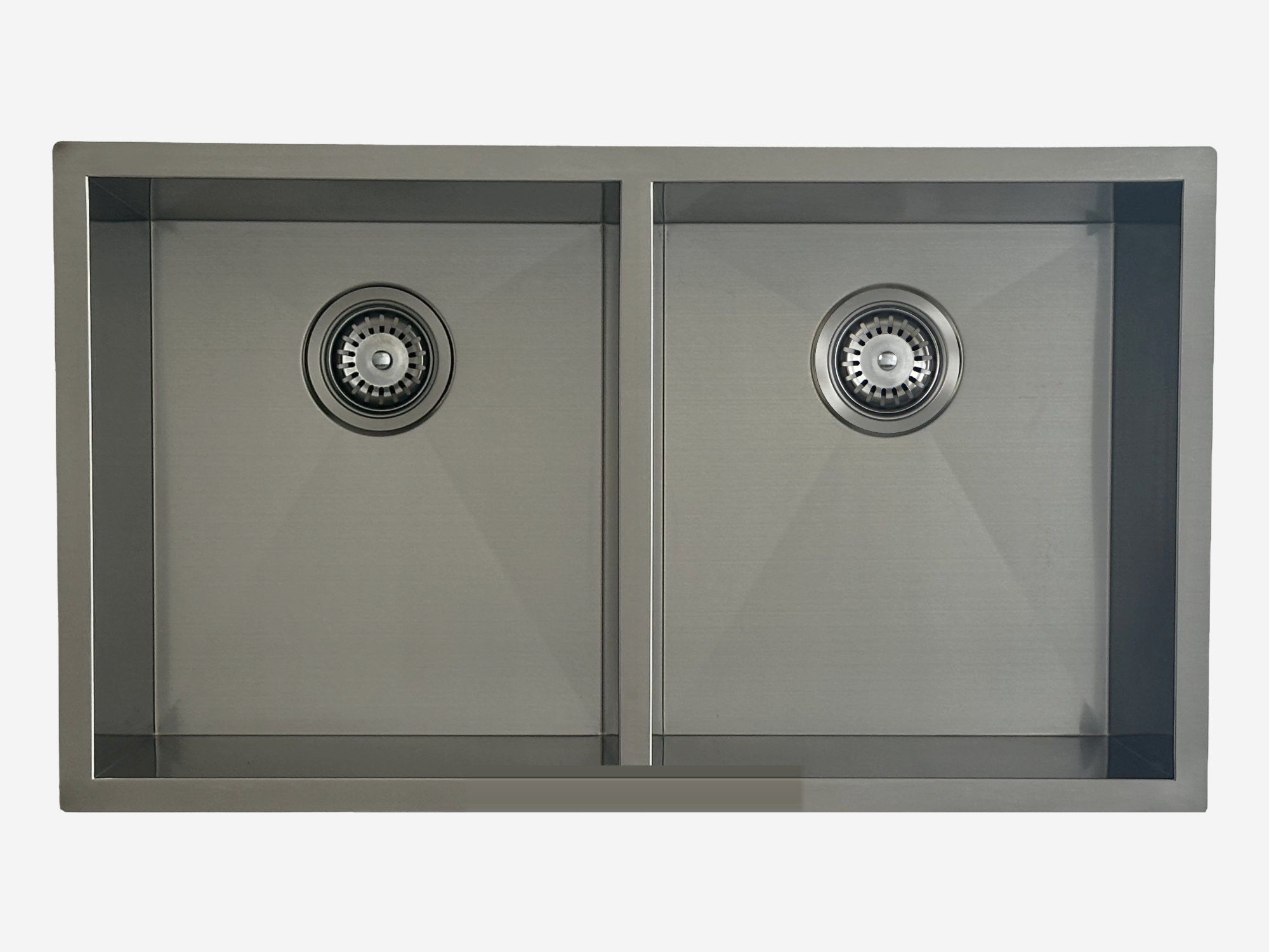 32" x 19" Zero Radius Undermount Double Bowl, 18-Gauge Stainless Steel Sink